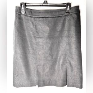 Caslon Navy Knee Length Pleated Skirt